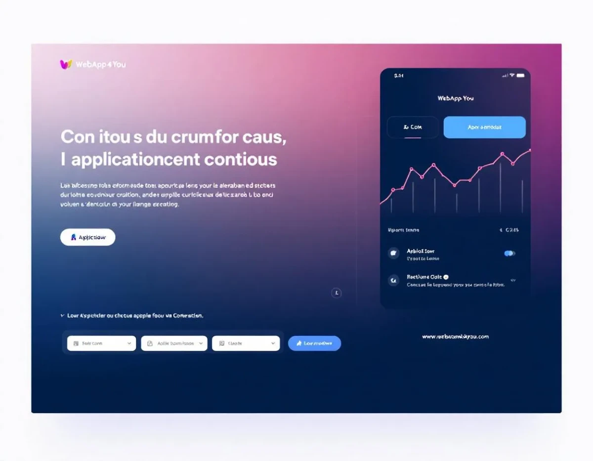 WebApp4You : Concevez Facilement Votre Propre Application Web