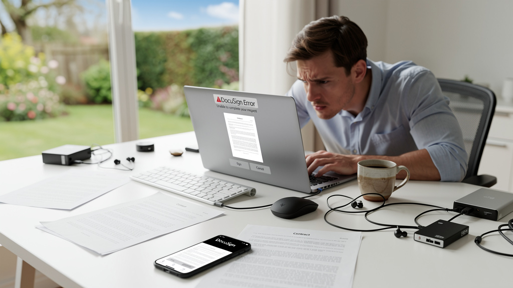 DocuSign connexion impossible : que faire maintenant